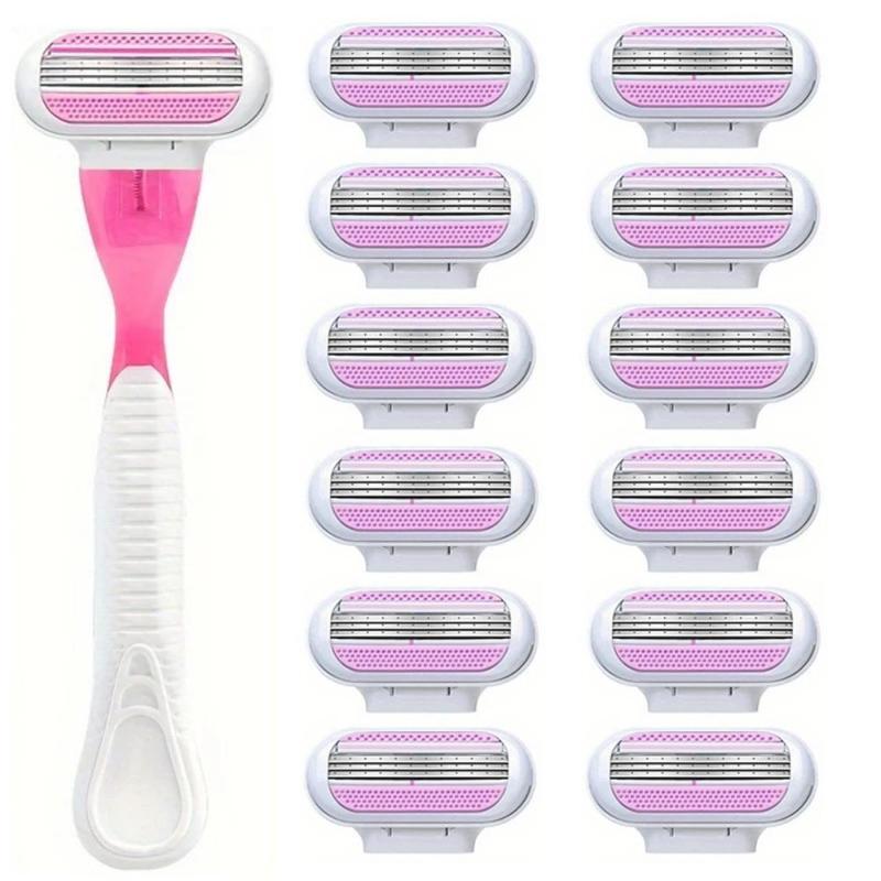 Women's Safety Razor Blades for Facial, Leg, and Underarm Hair Removal, Beauty Bikini Hair Removal Set, Christmas Gift Women's Safety Razor Blades for Facial, Leg, and Underarm Hair Removal, Beauty Bikini Hair Removal Set, Christmas Gift