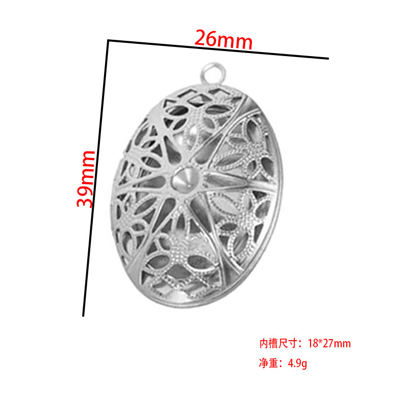 DIYのステンレス鋼の写真の箱の愛の円形の正方形のペンダントのアクセサリーのネックレスの装飾の部品のカップルの写真の箱|undefined