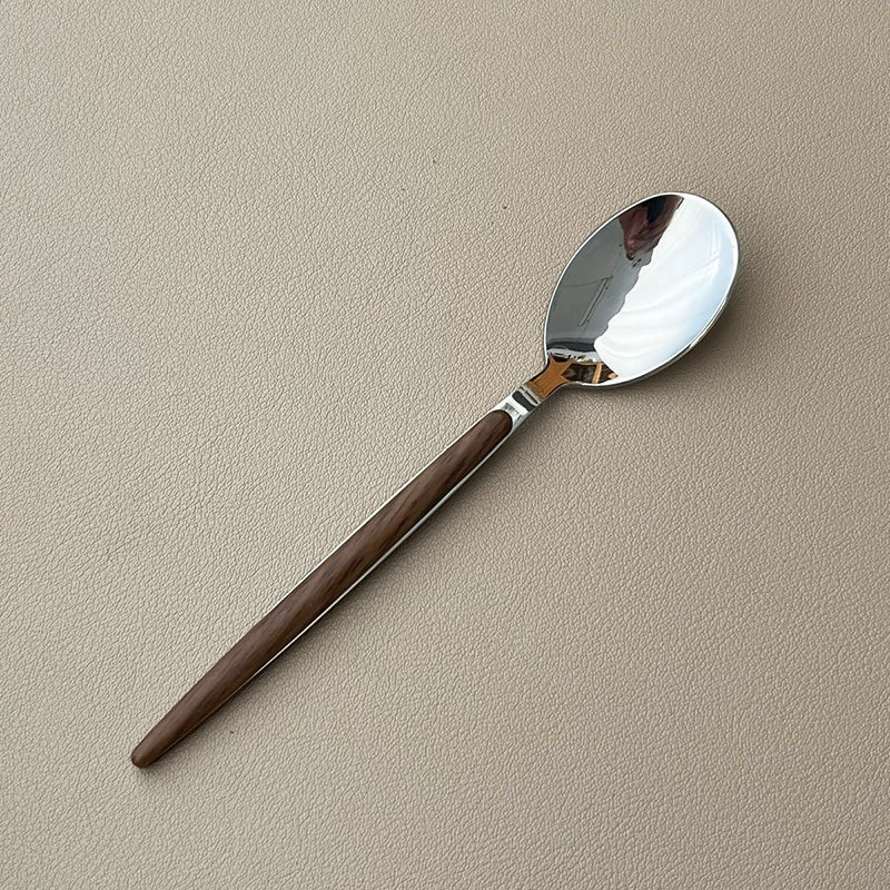 Fruit fork stainless steel, set, dessert spoon for hotel, Amazon