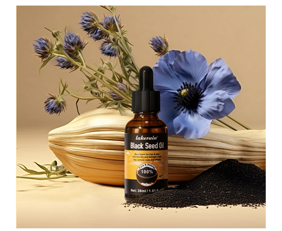 Cross-border new product lakerain Black Seed Oil Eyelash and Eyebrow Liquid undefined
