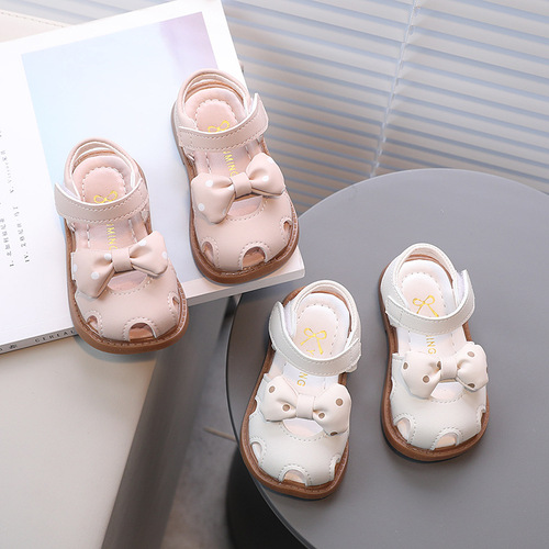 Girls sandals, baby girls' shoes, summer soft-soled non-slip children's princess shoes, toddler shoes, girls' shoes 1-3 years old