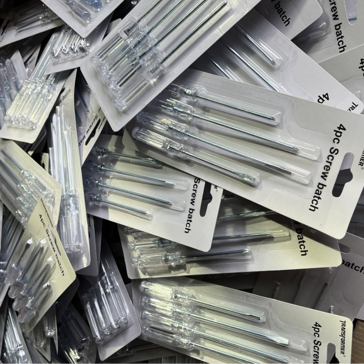 Cruz de cristal destornillador, cristal transparente 4 destornillador traje, 2 yuanes tienda de suministro