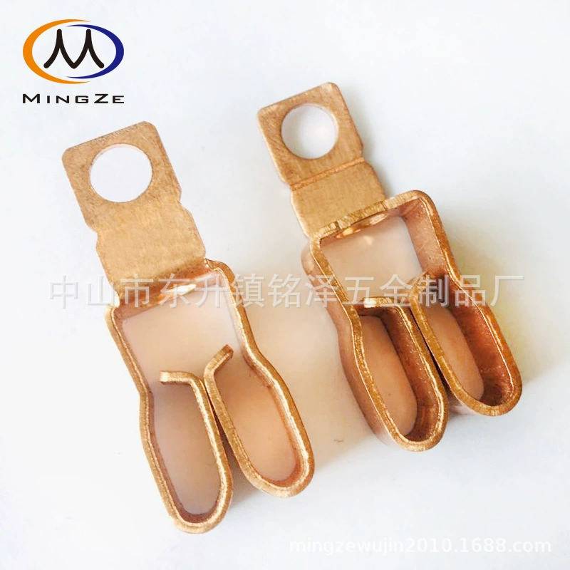 Высокая мощность медных деталей Электронные электрические разъемы контактные проводящие металлические шрапнители