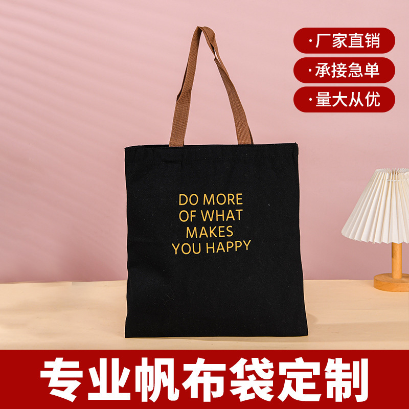 Customized Canvas Tote Bags, Cotton Canvas Bags for Exhibitions and Advertising, Eco-Friendly Shopping Bags, Large Capacity, Customizable with Your Own Design