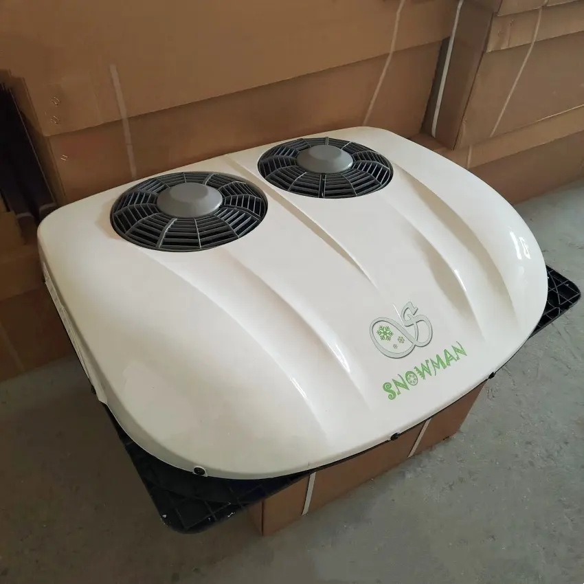 12V dual fan car air conditioning
