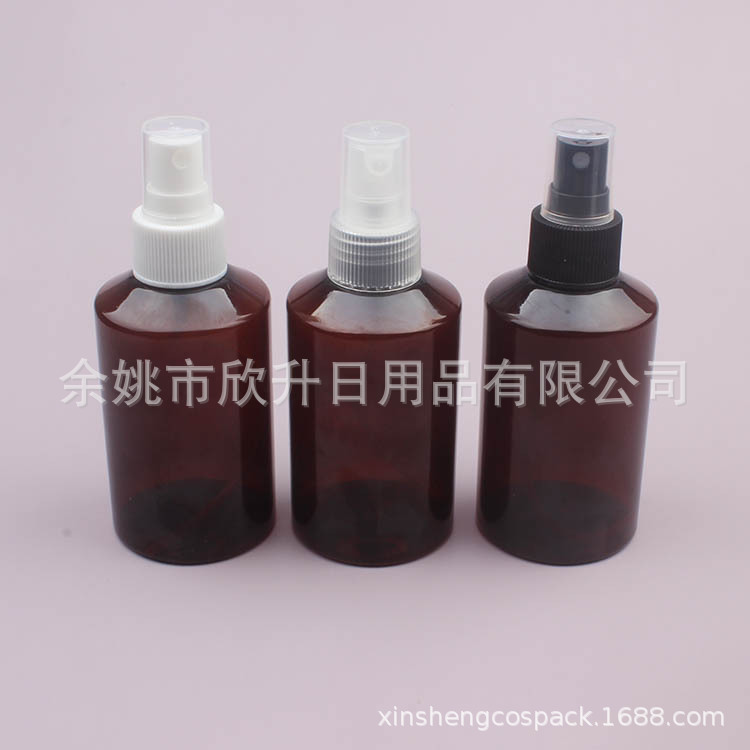 150毫升茶色喷瓶香水瓶药液小喷壶150ml按压喷雾斜肩瓶酒精喷壶