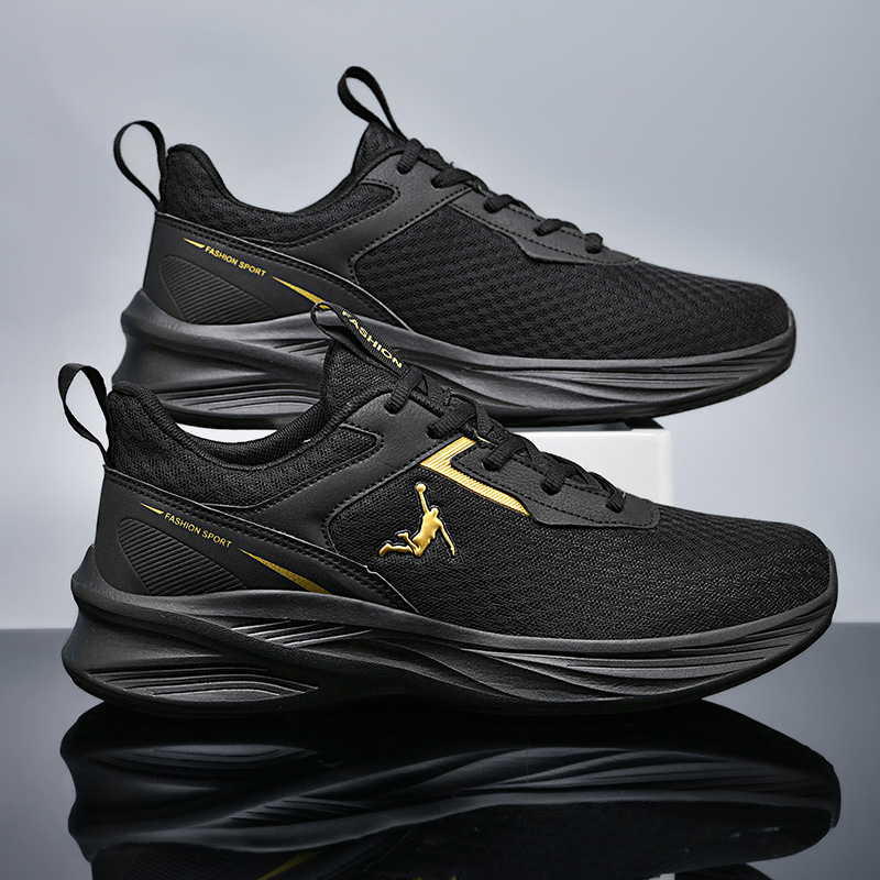 Kobe Bryant Running Shoes Men's Sports Spring New Mesh Breathable Shoes Lightweight Black Casual Running Shoes