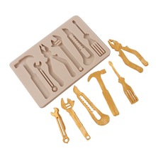 五金工具翻糖硅胶模具扳手老虎钳锤子巧克力蛋糕模具DIY滴胶模具