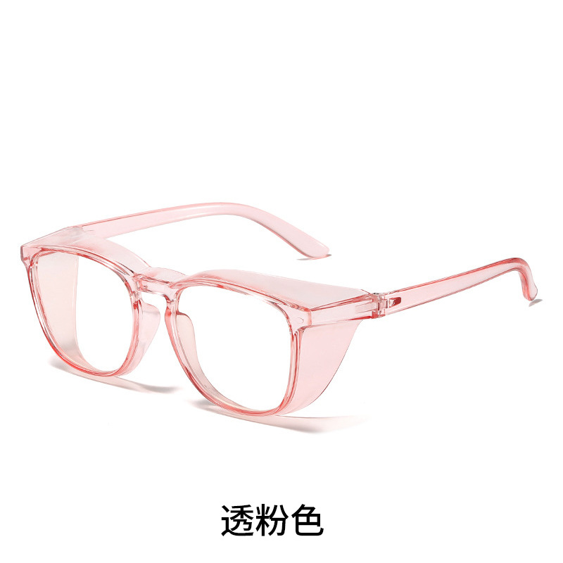 Transparent pink anti-blue anti-fog