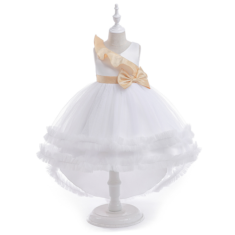 2024 Comercio exterior nuevo vestido de Navidad para niños ropa de Navidad niñas impreso mono vestido de princesa