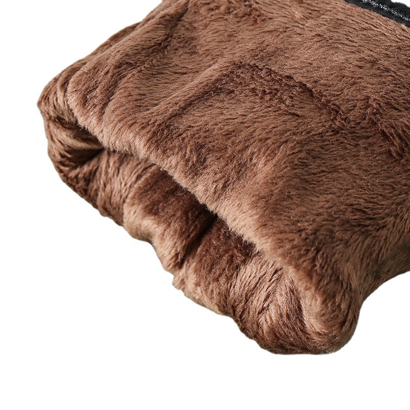 真皮手套男士冬季保暖加绒骑行开车大码户外薄款羊皮触屏户外防风