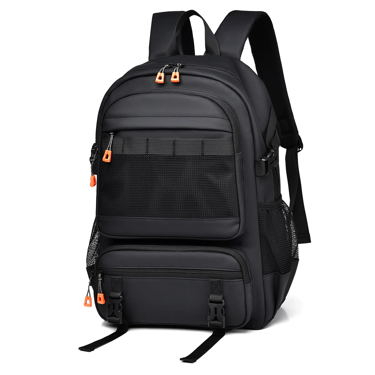Capacious backpack for leisure, universal wear-resistant bag, laptop, storage system