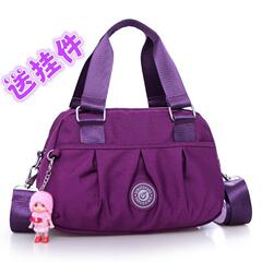 新商品2018キャンバス韓国版防水オックスフォードバッグ女性ショルダーバッグ女性用しわオックスフォードバッグオックスフォード布