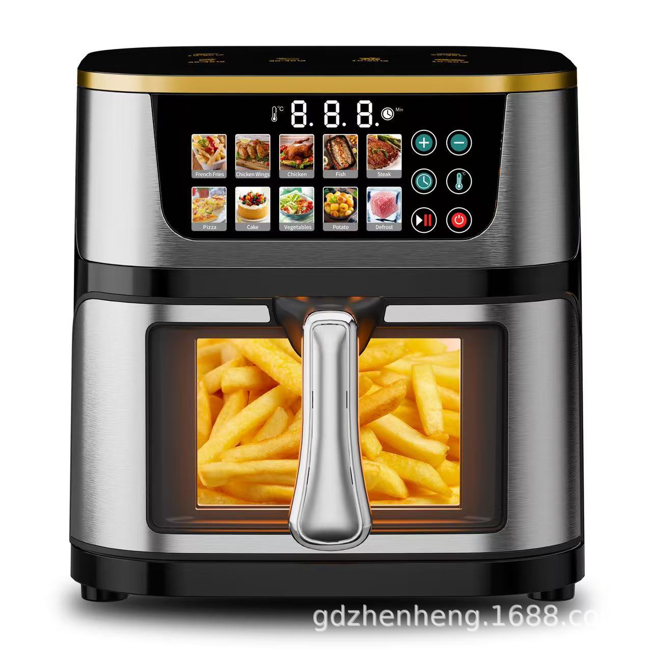 2026 New Model Air Fryer 10-Liter Large Capacity Smart Home-Use No-Turning Required Integrated Oven for Home Use