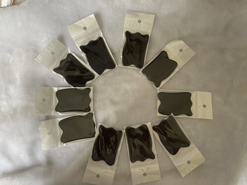 彩色包装刮痧板牛筋牛角脸部多功能美体 经络按摩刮痧板刮痧片