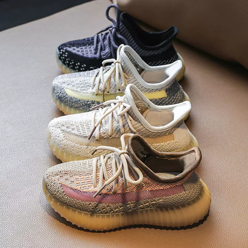 童鞋2025春秋新款儿童椰子鞋男童运动鞋飞织网面鞋女孩软底休闲鞋