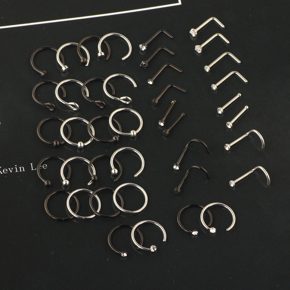 Labret piercing jewelry detail image