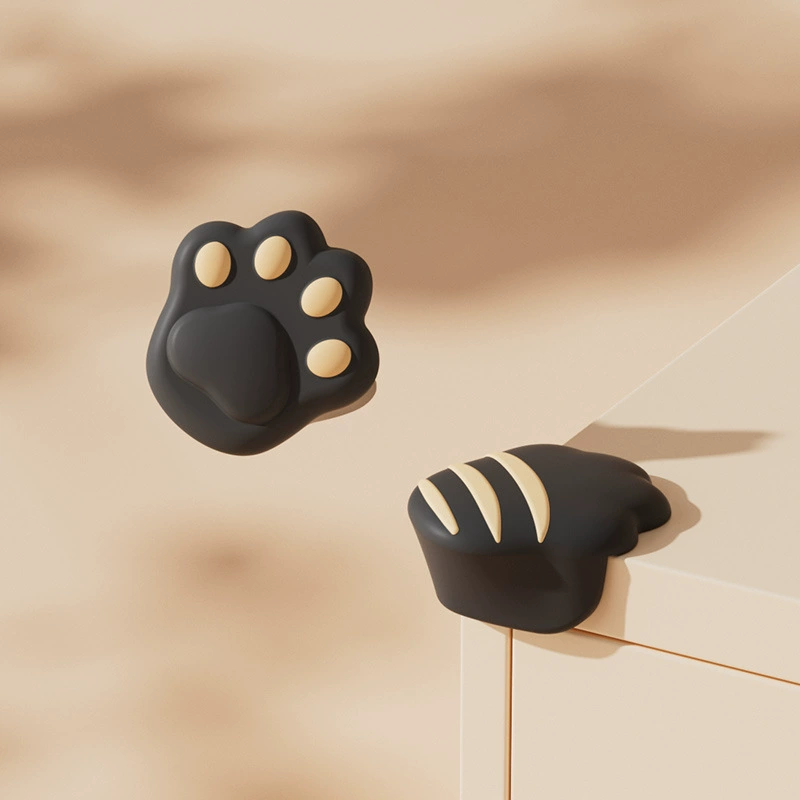 Детский силиконовый Угловой протектор, прямоугольный стол, защита от столкновений, угол, защита от столкновений, мультяшное украшение для угла гостиной