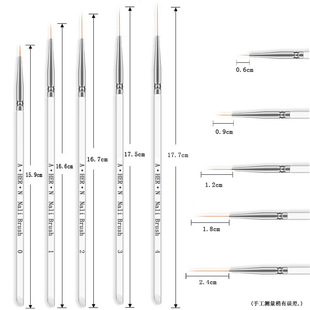 A · HER · N nail art painting pen crystal pole pull pen hook line brush supplies tool bar painting bgm