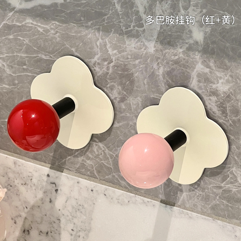 2 ganchos de flores (polvo rojo)