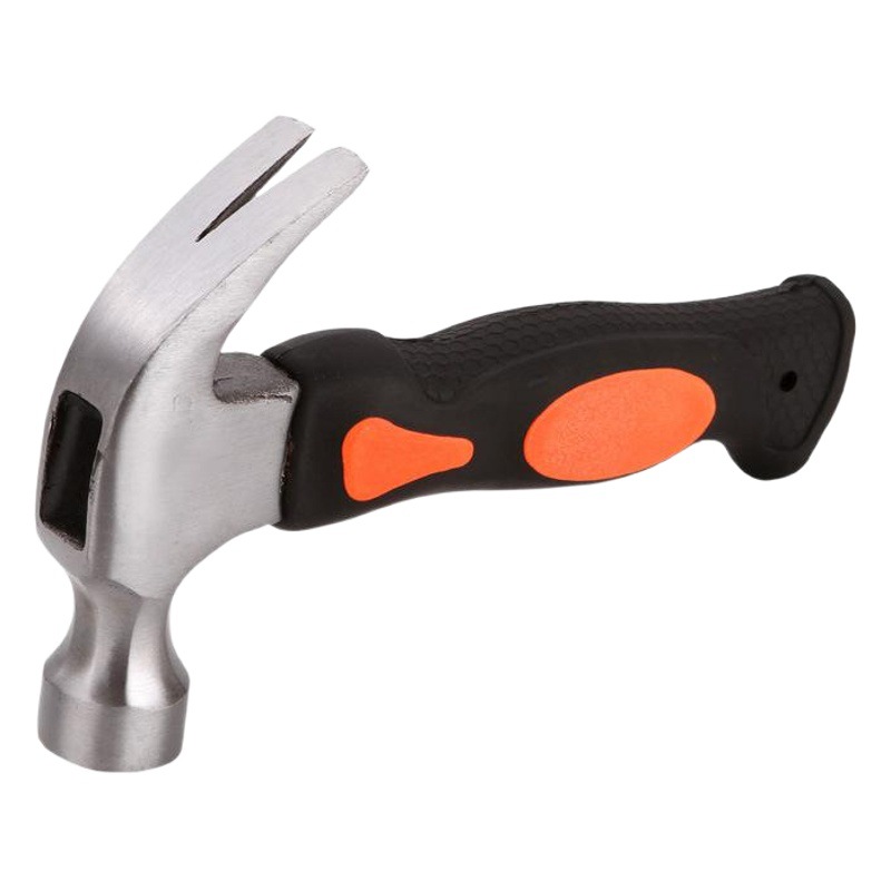 Venta directa de fábrica: Juego de martillos multifuncionales con garra, cabezal de martillo, martillo pequeño para ferretería, martillo de acero al carbono, envío directo en una sola pieza.
