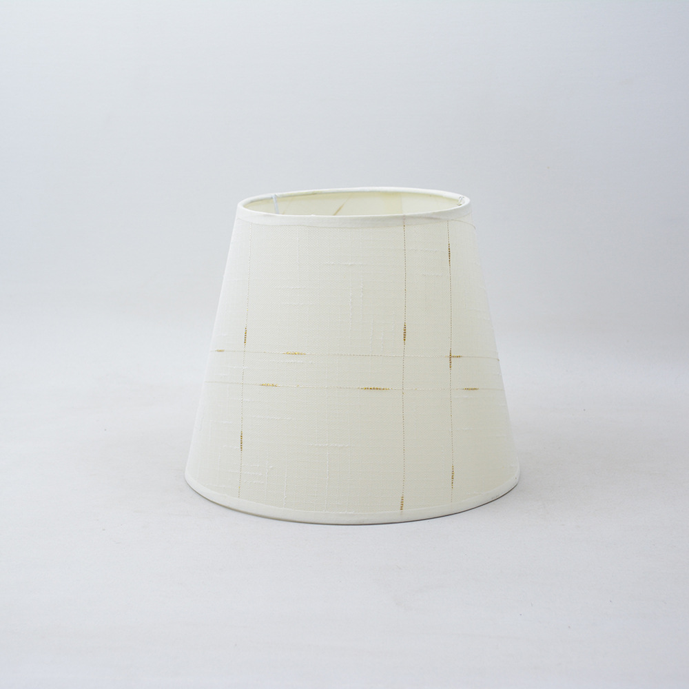 [Xianfan] rejilla de lino de impresión E27 lámpara de mesa accesorios lámpara de noche lámpara de pared lámpara de pie dormitorio sala de estar pantalla