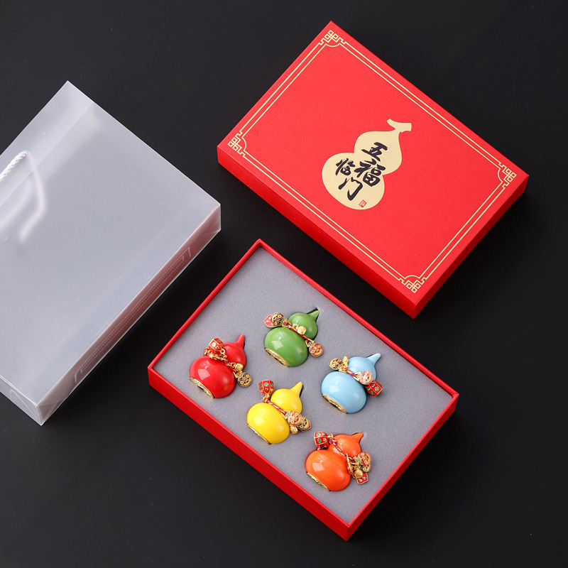 Ceramic Gourd Ornaments, Car Tea Table Pendants, Business Events, Corporate Gifts for Customers, Customized Gifts Ceramic Gourd Ornaments, Car Tea Table Pendants, Business Events, Corporate Gifts for Customers, Customized Gifts