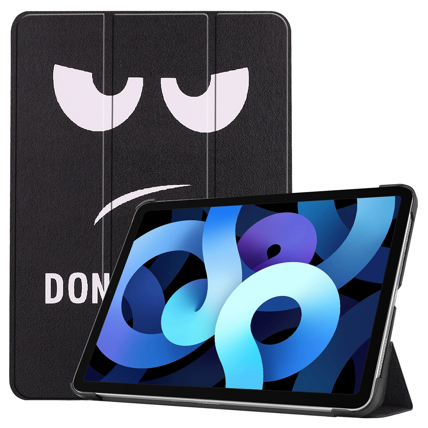 Чехол с узором колесика для iPad 2020 10.9, окрашенный защитный чехол, защитный чехол Air4, откидной кожаный чехол для iPad четвертого поколения