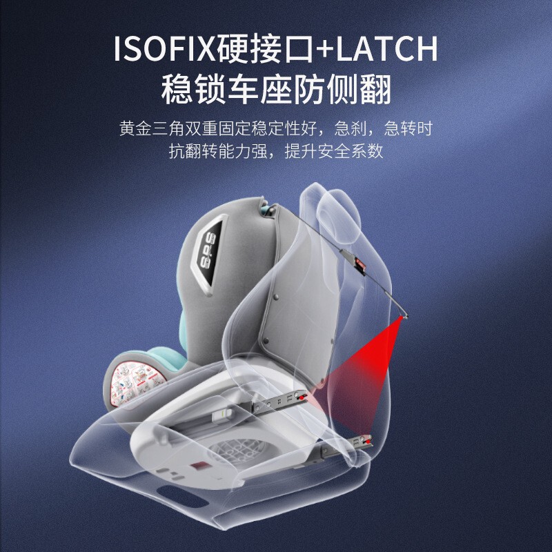 儿童安全座椅汽车用宝宝0-12岁车载360度旋转简易座椅婴儿通用款|undefined