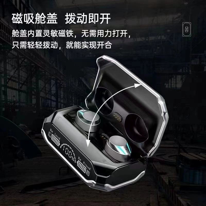 Киберспорт беспроводной Bluetooth-наушник с шумоподавлением Король курицы Genshin Impact игра универсальный цифровой дисплей Bluetooth 5.3