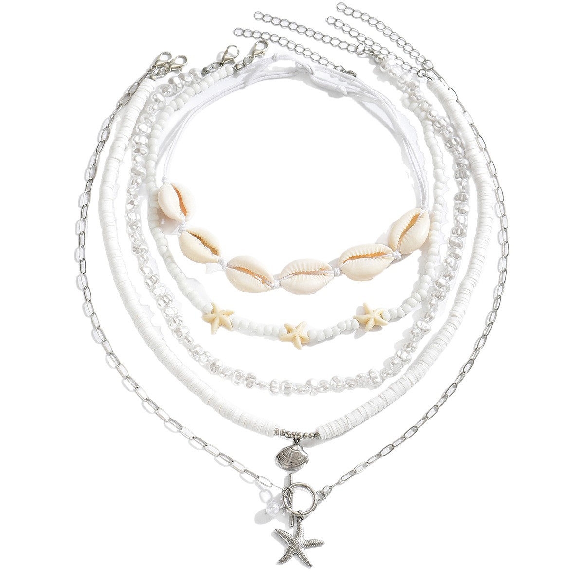 Imitation Pearl Hot Selling Beautiful Shell Jewelry Niche High-End Clavicle Chain Women's Ocean Necklace Light Luxury_voghion.com