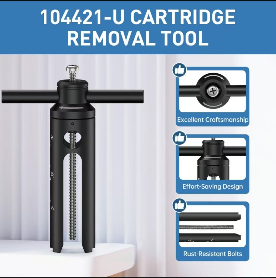 Cross-Border Foreign Trade Hot-Selling Pressure Balance Tool 104421U Black Tool Core Extractor Valve Core Removal Tool