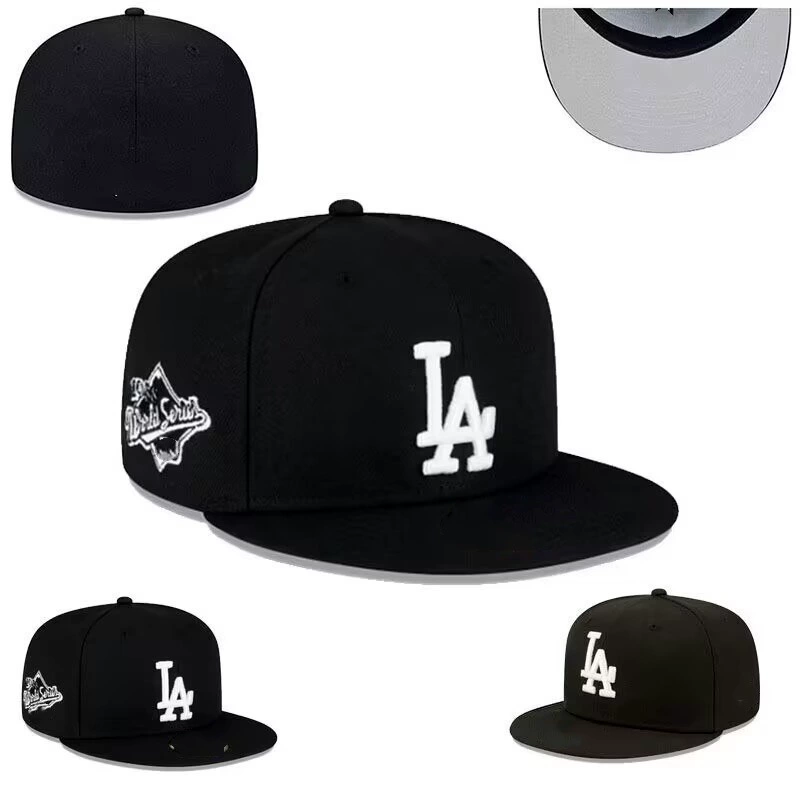 [LA Los Angeles Dodgers] Солнцезащитная шляпа с вышивкой, полное покрытие, бейсболка с широким краем и куполообразной формой