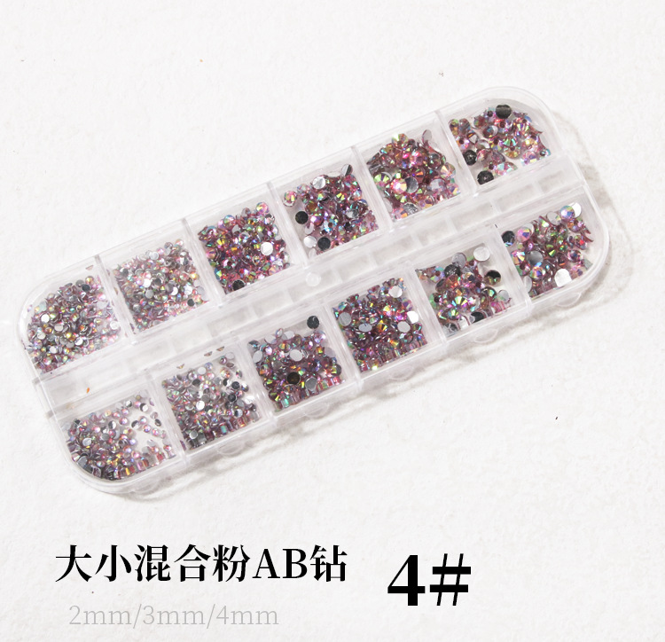 Tamaño mezclado Rosa AB