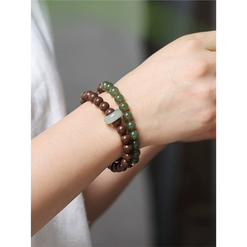 Браслет [Osmanthus Half Mountain Half Water] Liu Luanxiang Браслет из бисера с натуральным ароматом Женский самый простой в сочетании с ювелирными изделиями в национальном стиле