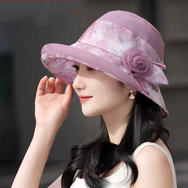 Hats for Middle-Aged and Elderly Women, Spring and Summer Sun Protection, Sunshade Hats for Elderly Ladies and Mothers, Breathable Summer Sun Hats, Thin Summer Sun Hats Hats for Middle-Aged and Elderly Women, Spring and Summer Sun Protection, Sunshade Hats for Elderly Ladies and Mothers, Breathable Summer Sun Hats, Thin Summer Sun Hats