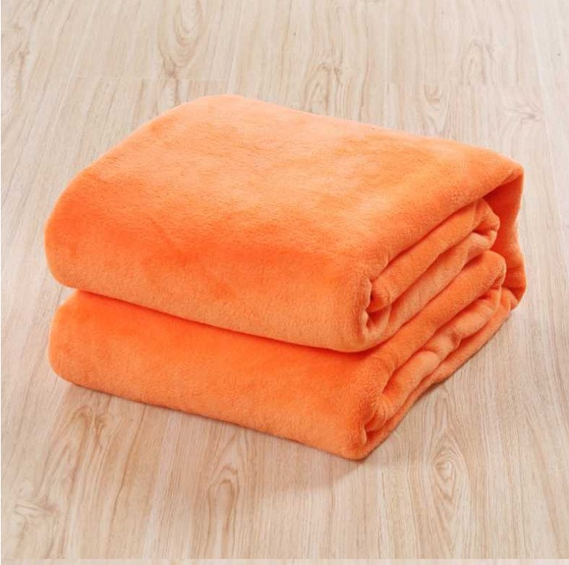 Manta de Franela de Color Sólido, Manta para Regalo de Empresa, Manta en Caja de Regalo, Beneficios para Empleados, Regalos para Celebración de Apertura de Tienda