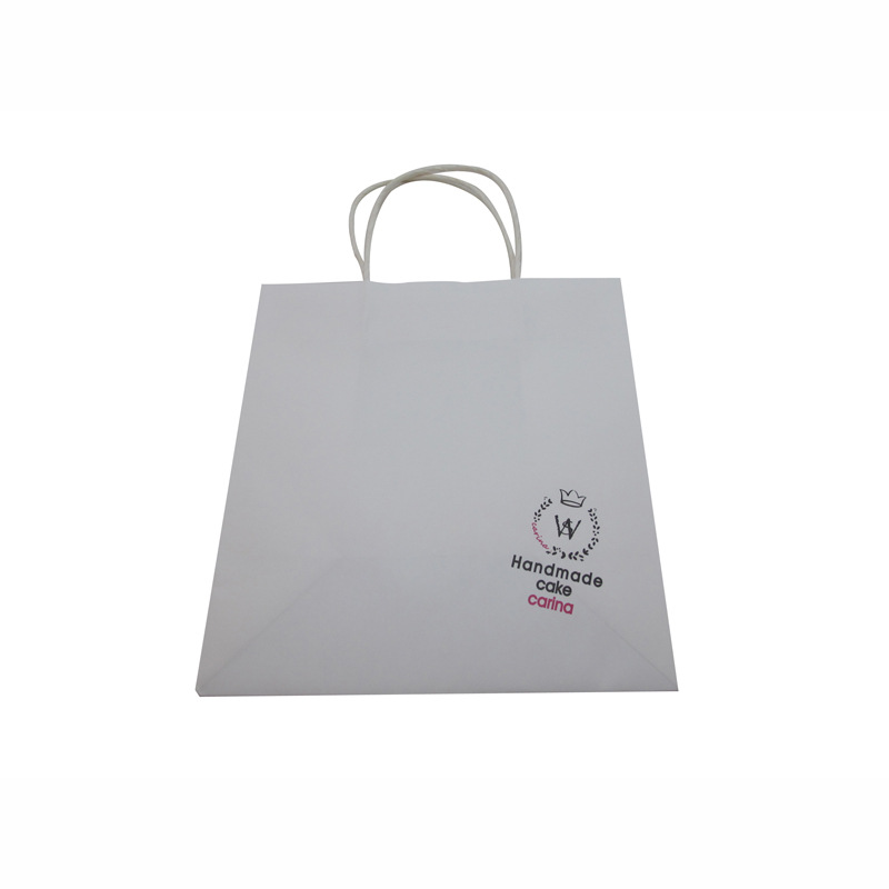 白牛皮纸袋  手提式购物纸袋  面包打包纸袋