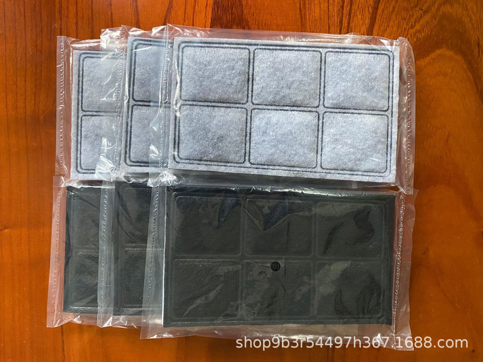 长方形胶件黑白棉过滤芯