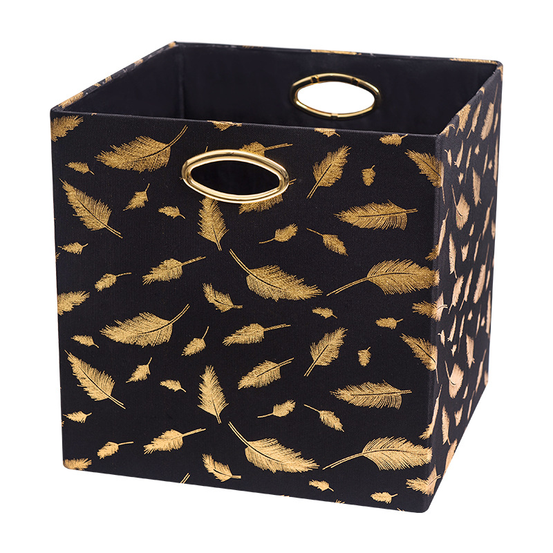 卡通儿童玩具收纳棉麻布艺收纳箱大号装衣物玩具整理箱储物箱子