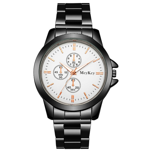 Factory direct sales steel band couple watches men and women quartz watches light luxury gifts live broadcast watches one piece drop shipping