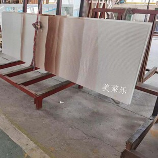 Manufacturers Supply Landscape Painting Glass Surface Lines Corrugated Clip Painting Glass Processing Guangzhou