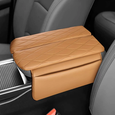 Suitable for 23-26 Models of Armrest box pad - geely-haoyue-l-caramel-brown