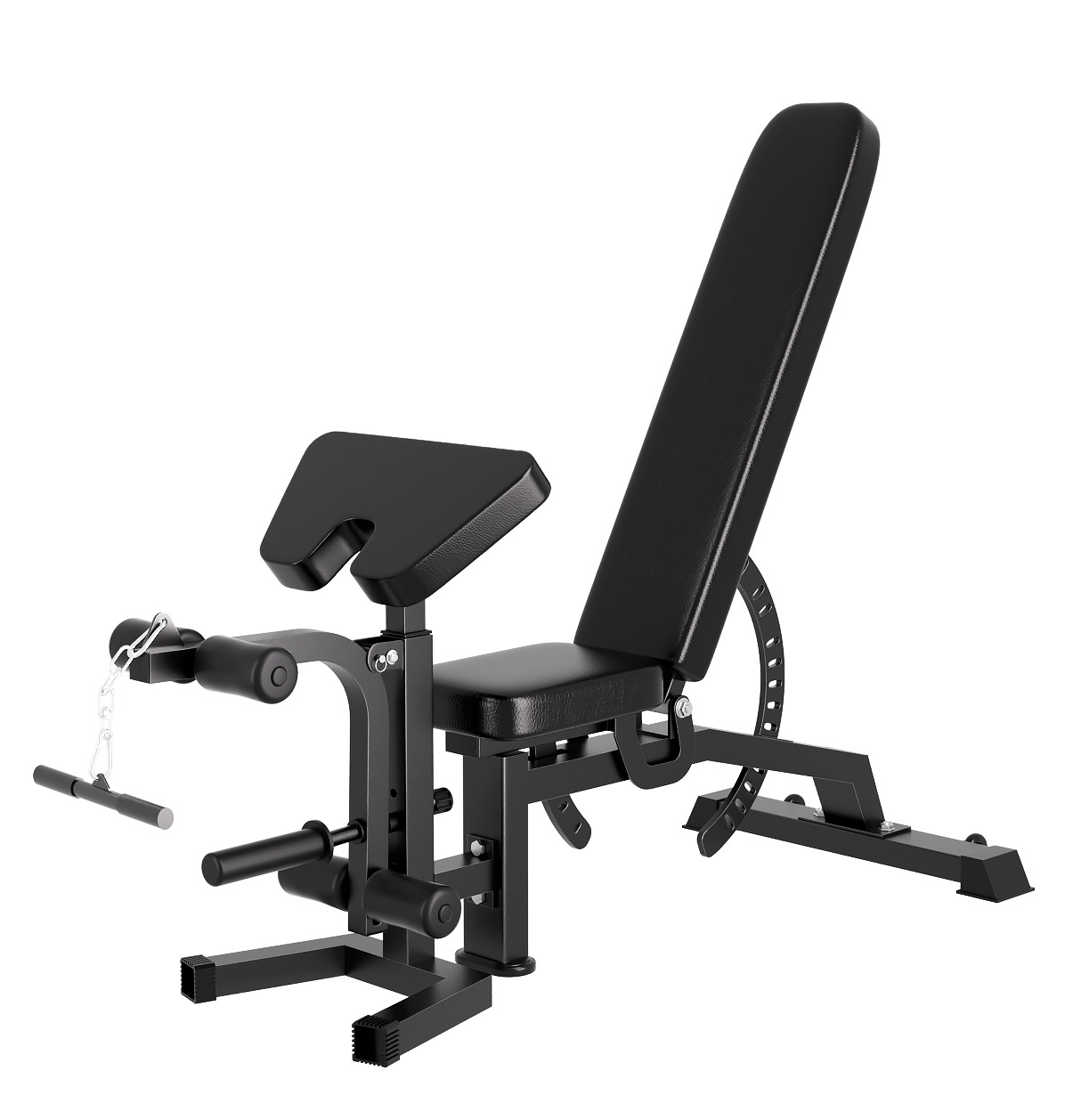 ajustable multifuncional silla de ejercicio de pájaros comerciales horizontal empuje taburetes inclinados equipos de ejercicio al por mayor