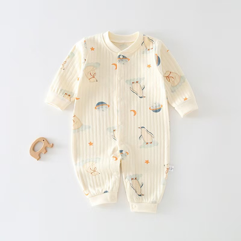 106059819@qq.com Baby Clothes, Class A, Spring, Autumn, Winter Newborn Romper, Jumpsuit, Unisex Baby Pajamas, Outerwear, Home Wear_voghion.com