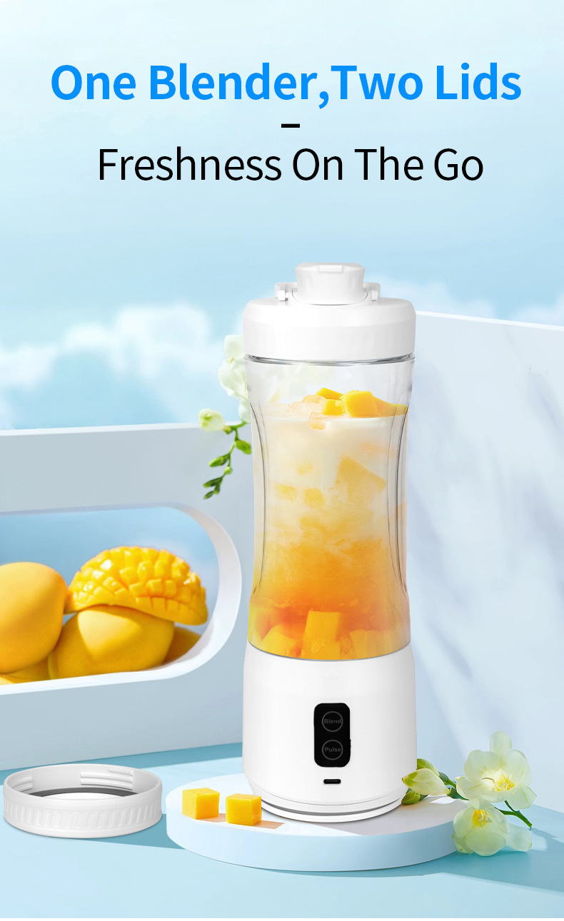 Taşınabilir blender, USB şarjlı, kablosuz sıkacak bardak