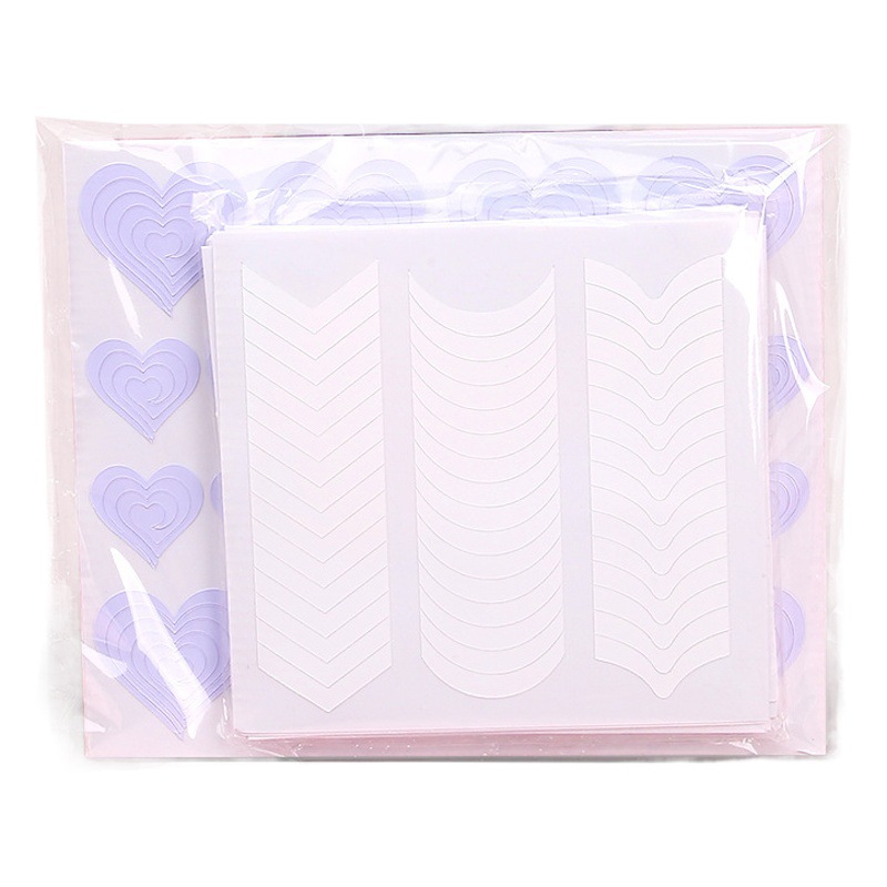 Pegatinas de sonrisa francesa 24 modelos más nuevos 12 modelos 36 modelos en total un conjunto de pegatinas de esmalte de uñas herramientas de modelado de manicura DIY