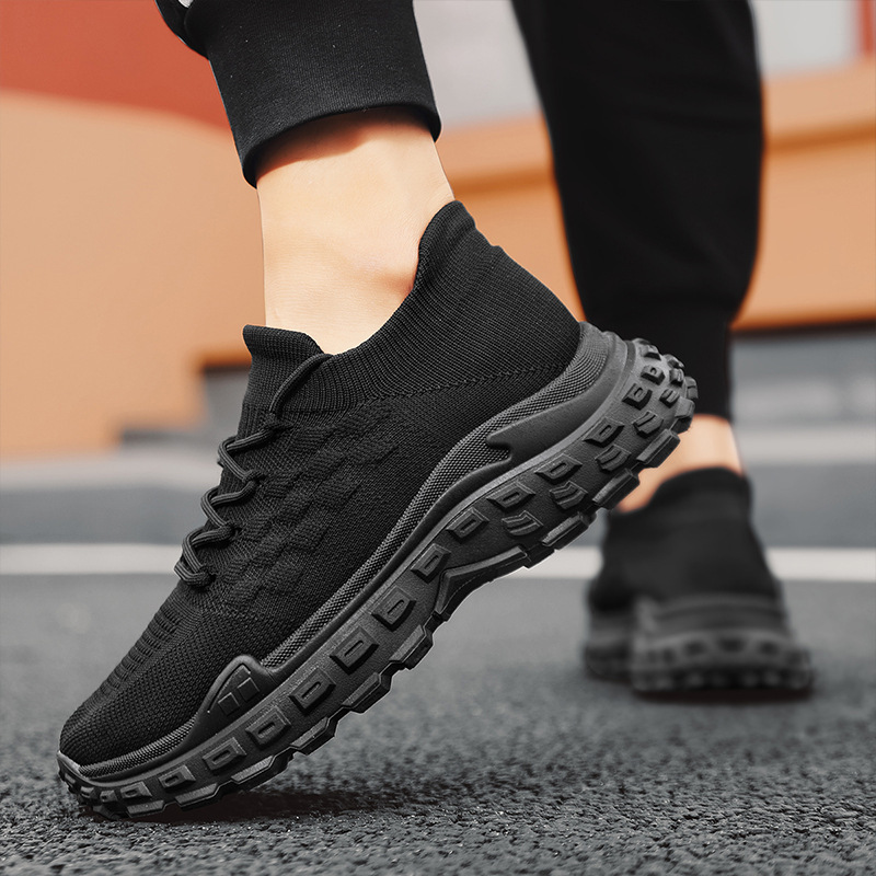 Coconut ins Koreanische Flut Papa Schuhe Jungen fliegen gewebt atmungsaktive Mesh-Bedeckung Füße dicke Unterseite Erhöhung Schuhe Student Herrenschuhe_voghion.com