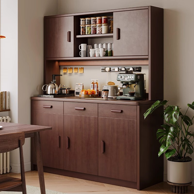 Carefully Selected Solid Wood Sideboard, Wall-Mounted Integrated Wine Cabinet, Tea Cabinet, Kitchen Cabinet, Storage Cabinet, Organizer Cabinet Carefully Selected Solid Wood Sideboard, Wall-Mounted Integrated Wine Cabinet, Tea Cabinet, Kitchen Cabinet, Storage Cabinet, Organizer Cabinet