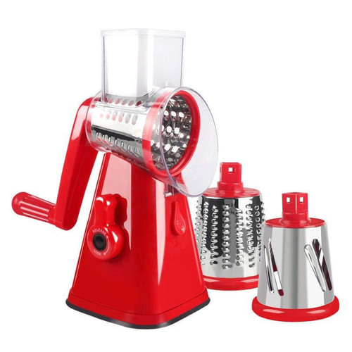 Multifunctional vegetable cutter, hand rocking tube vegetable cutter, slicer, kitchen artifact potato shredded slicer, grater